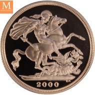 England gold proof Sovereign set 2000 0,85 oz gull