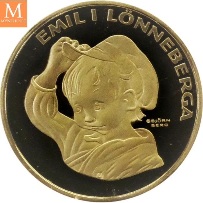 2016 Niue 5 Dollar Emil i Lønneberget 1/10 oz kvalitet proof