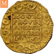 Rundeskatten gull dukat 1724 Utrecht kvalitet 01 NGC MS63