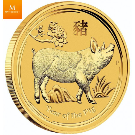 Australia 2022 1/10 oz Gull Lunar S3 «Year of the Tiger» Proof M/Etui & COA