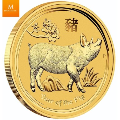 Australia 2022 1/10 oz Gull Lunar S3 «Year of the Tiger» Proof M/Etui & COA