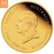 2025 Australia 225 årsjubileet for proclamation Pillar Dollar 1/4 oz kvalitet proof