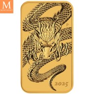 Australia 2010 1 oz Gull Lunar S2 Year of the Tiger kvalitet BU i kapsel