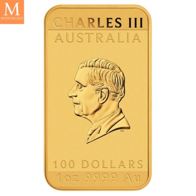 2025 Australia 1 oz Gull Dragon Coinbar BU med original kapsel