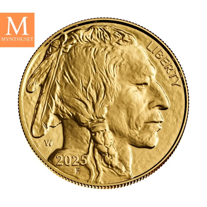 NYHET! American Buffalo 2025 1oz gull kvalitet Proof