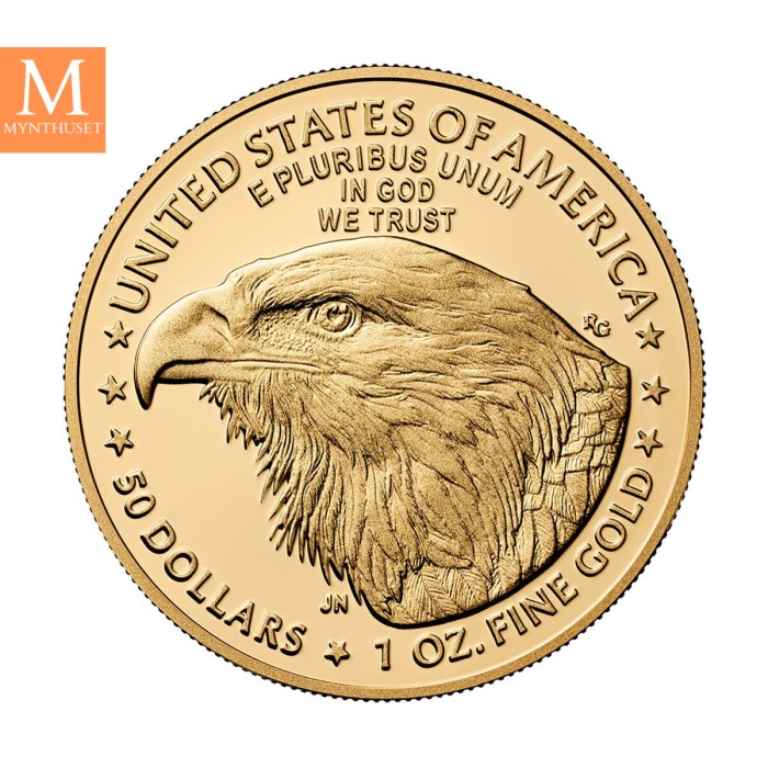NYHET! American Eagle 2024 1oz gull kvalitet Proof