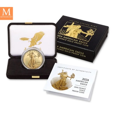 NYHET! American Eagle 2024 1oz gull kvalitet Proof
