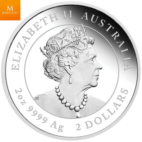 Australia 2023 3,5 oz Sølv Lunar Serie 3 Year of the Rabbit Proof Three-Coin Set M/Etui & COA