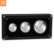 Australia 2020 3,5 oz Sølv Lunar Serie 3 Year of the Mouse Proof Three-Coin Set M/Etui & COA