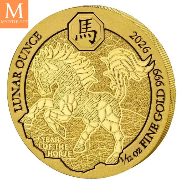 2026 Rwanda THE HORSE 1/12 OZ  100 AMAFRANGA kvalitet BU