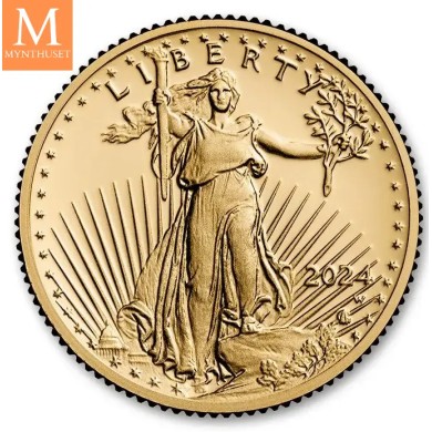 NYHET! American Eagle 2024 1/10 oz gull kvalitet Proof