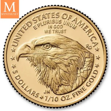 NYHET! American Eagle 2024 1/10 oz gull kvalitet Proof