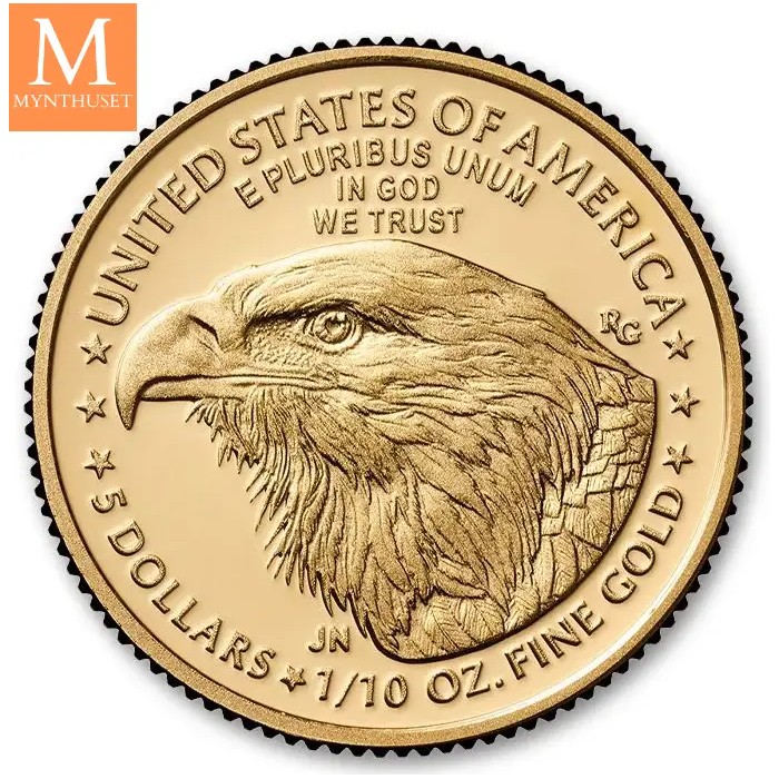 NYHET! American Eagle 2024 1/10 oz gull kvalitet Proof
