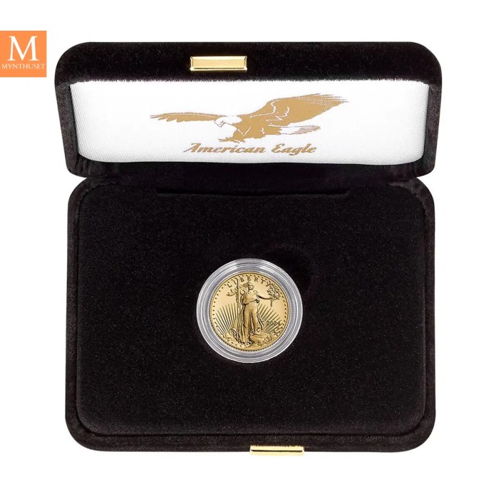 NYHET! American Eagle 2024 1/10 oz gull kvalitet Proof