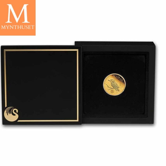 SJELDEN!2025 P Australia 1/4 oz Gold Kookaburra Proof