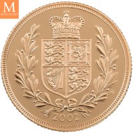 2002 Gold Proof Three Coin Sovereign Golden Jubilee