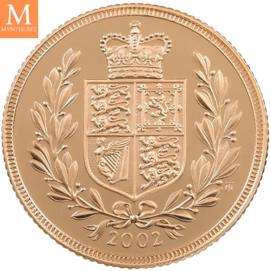 2002 Gold Proof Three Coin Sovereign Golden Jubilee