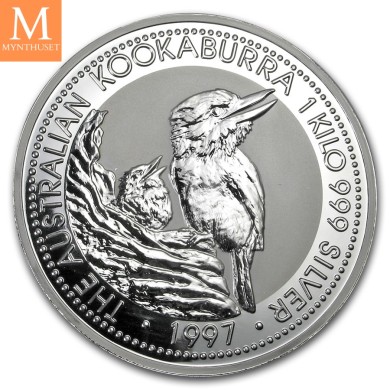 1997 Australia 1 kilo Silver Kookaburra BU