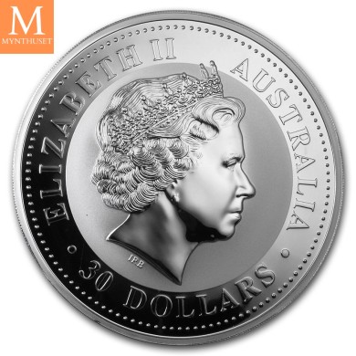 2014 Australia 1 kilo Silver Kookaburra BU