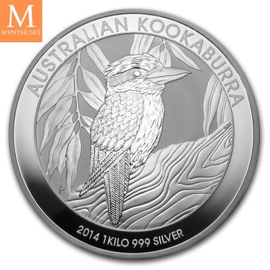 2014 Australia 1 kilo Silver Kookaburra BU