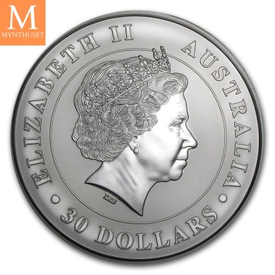 2011 Australia 1 kilo Sølv Koala kvalitet BU i kapsel