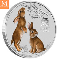 EKSKLUSIV! Australia 2022 "YEAR OF THE TIGER"  5 OZ LUNAR SERIES 3 FARGE  I KAPSEL