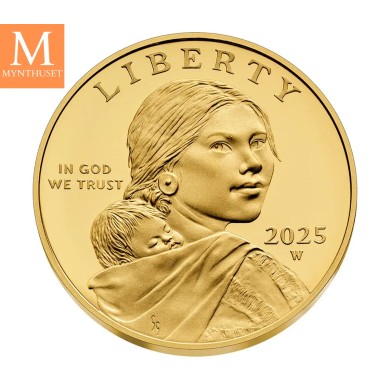2025 USA 25th Anniversary Sacagawea 1/2 oz gull Proof