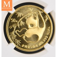 1985 China Gull 50 Yuan kvalitet 0, NGC MS69