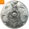 Sør Afrika 2019 BIG FIVE LION 1 OZ PLATINUM KVALITET PROOF
