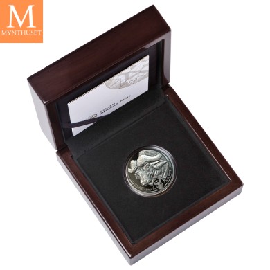 2021 Sør Afrika BIG FIVE Buffalo 1 OZ PLATINA KVALITET PROOF