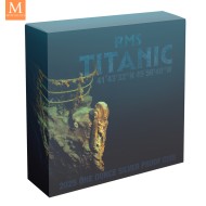 2025 1 oz Sølv RMS Titanic kvalitet Black proof med originalt skrin og bevis