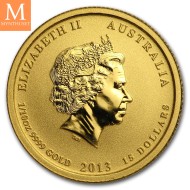 2013 Australia 1/10 Oz Gold Australian American Memorial kvalitet 0/01i kapsel