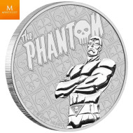 Tuvalu 2022 1 oz Sølv The Phantom BU M/Kapsel