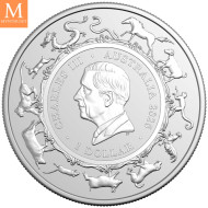 2026 Australia 1 oz sølv RAM Lunar Year of the Horse BU I KAPSEL