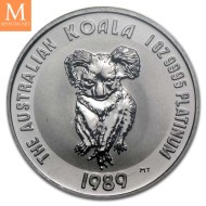 1993 Australia 1 oz platina Koala BU M/Kapsel