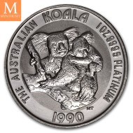 1993 Australia 1 oz platina Koala BU M/Kapsel