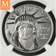 1997USA 1 oz platina Eagle BU, NGC MS69