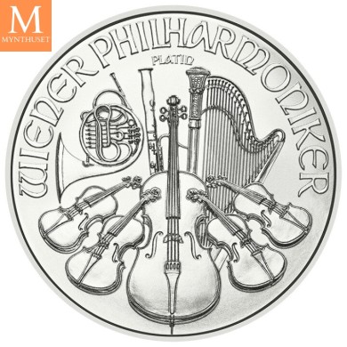 TUBE 10 stk 2025 AUSTRIAN PHILHARMONIKER 1 OZ PLATINUM