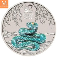 2025 Australia 1 oz Sølv Opal Lunar Snake kvalitet Proof