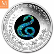2024 Australia 1 oz Sølv Opal Lunar Dragon kvalitet Proof