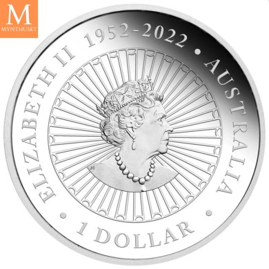 2024 Australia 1 oz Sølv Opal Lunar Dragon kvalitet Proof