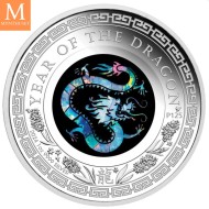 2024 Australia 1/2 oz Sølv Lunar S3 Year of the Dragon BU M/Kapsel