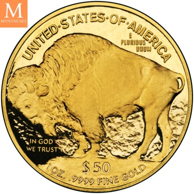 2006 W BUFFALO 1 oz GULL 50 Dollar NGC PF70 Mike Castle American Flag label