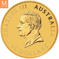 2025  Australia KOOKABURRA 1/10 OZ  GULL KVALITET BU I KAPSEL