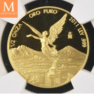 1987 China Gull 50 Yuan kvalitet 0, NGC MS69