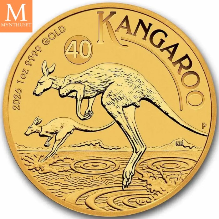 2026 Australia 1 oz Gull Kangaroo BU M/Kapsel