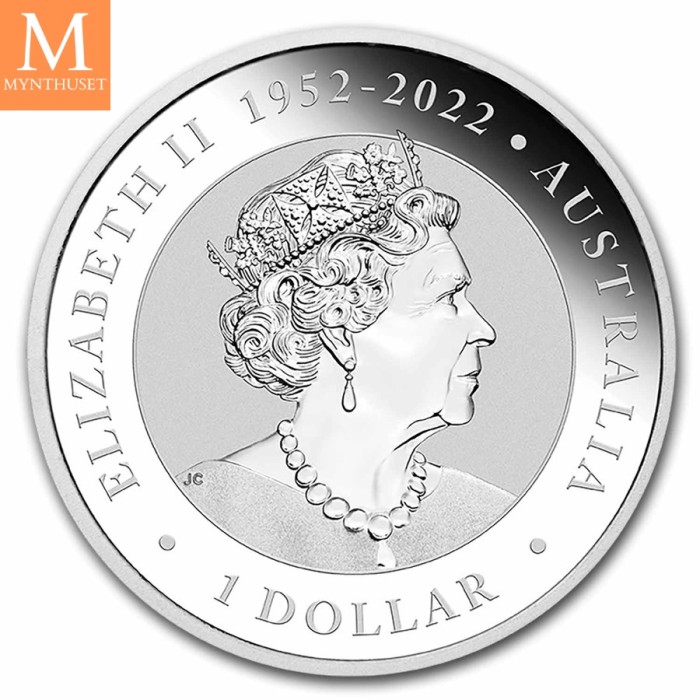 2023 Australia Emu 1oz  .9999 Sølv mynt i kvalitet BU