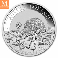 2023 Australia Emu 1oz  .9999 Sølv mynt i kvalitet BU