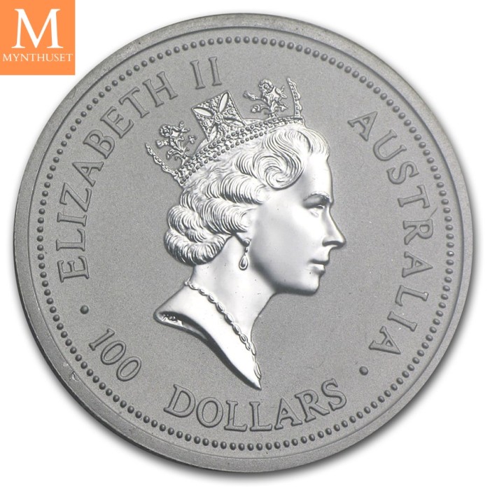 1998 Australia 1 oz platina Koala BU M/Kapsel