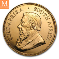XXXX Sør Afrika 1 oz Gull Krugerrand BU - 0/01 M/Kapsel